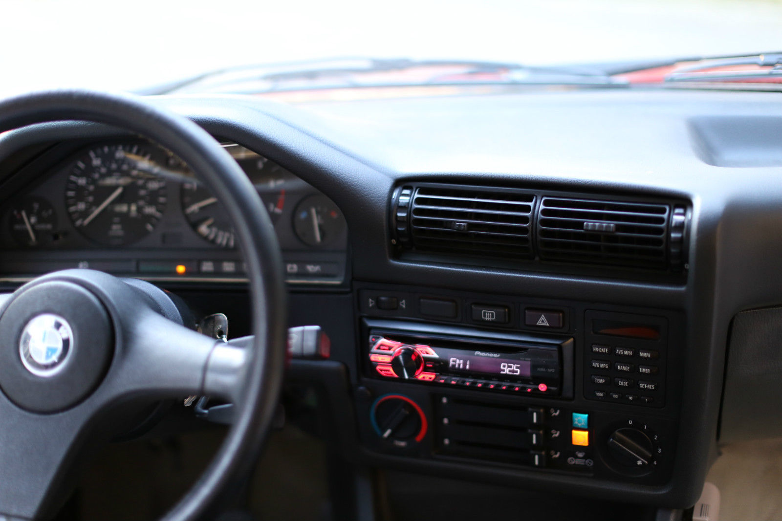 1987 Red BMW 3-Series Convertible