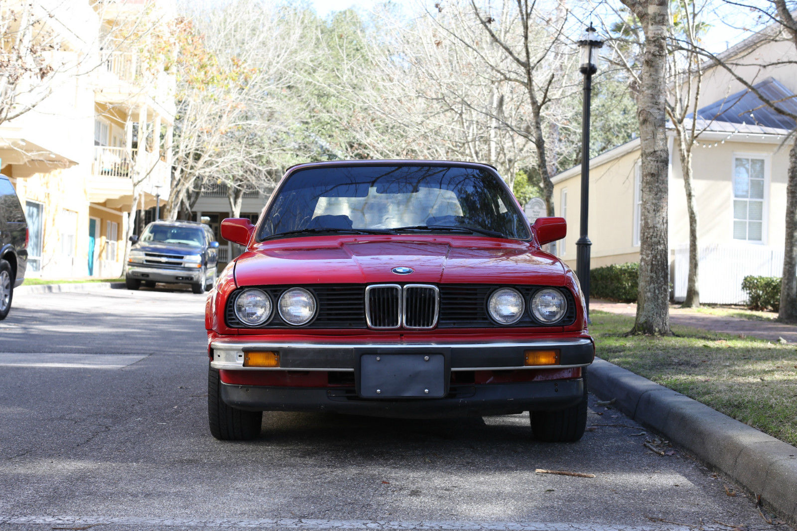 1987 Red BMW 3-Series Convertible