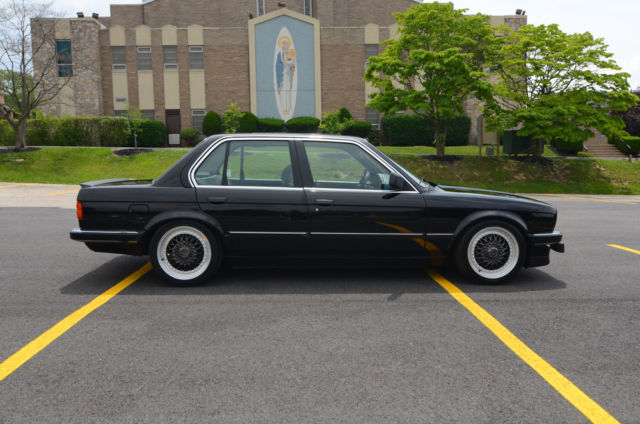 1987 Black BMW 3-Series Sedan