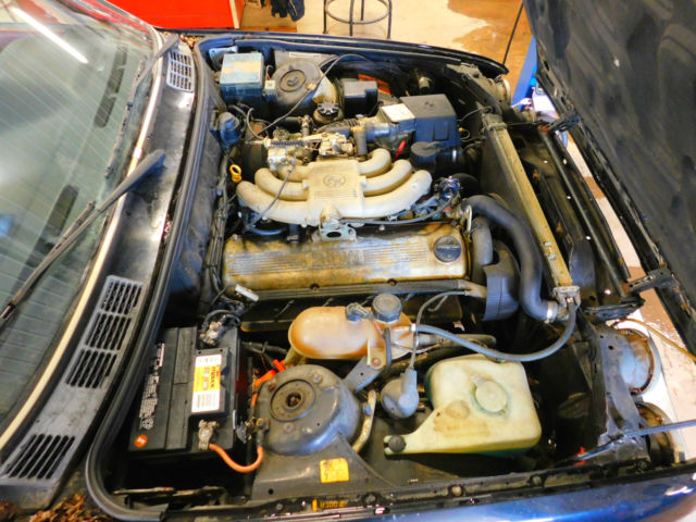 1987 Black BMW 3-Series Convertible