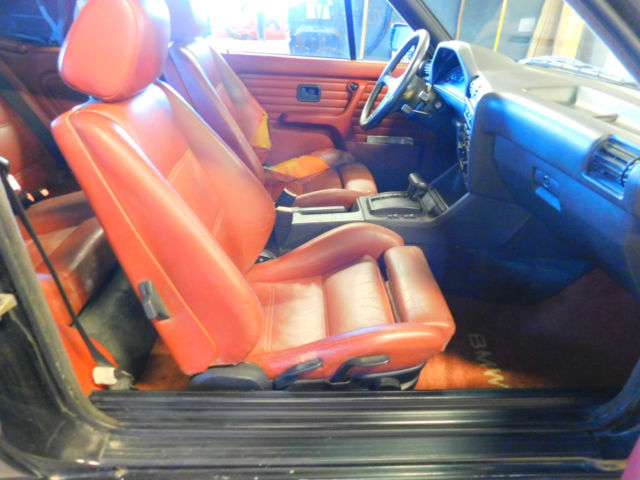 1987 Black BMW 3-Series Convertible