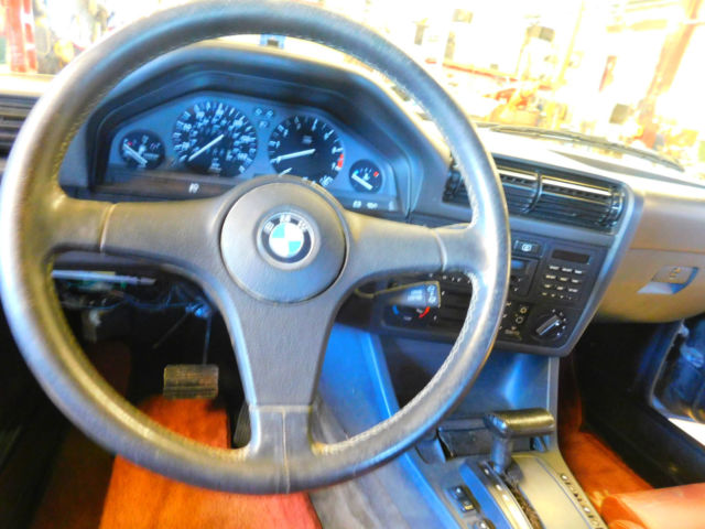 1987 Black BMW 3-Series Convertible