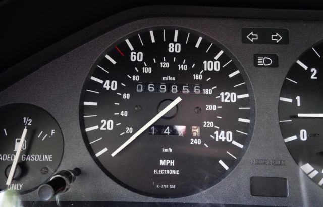 1987 Red BMW 3-Series Sedan