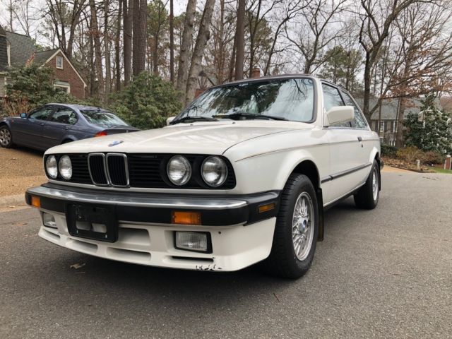 1987 White BMW 3-Series Coupe