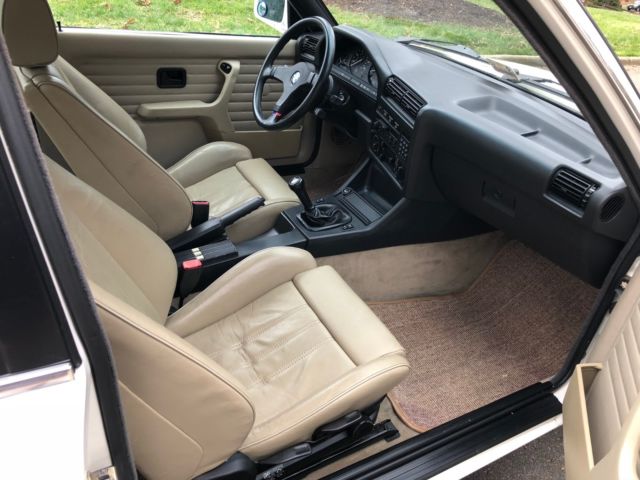 1987 White BMW 3-Series Coupe