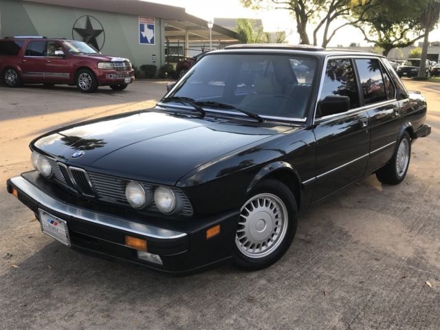 1987 -- BMW 5-Series 4D Sedan