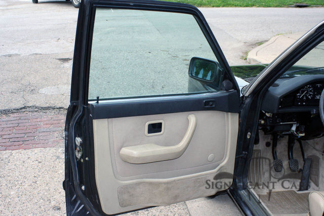 1987 Black BMW 5-Series Sedan