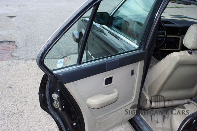 1987 Black BMW 5-Series Sedan