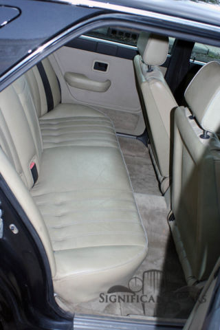 1987 Black BMW 5-Series Sedan