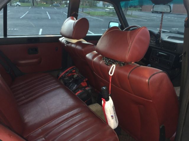 1987 Blue BMW 5-Series Sedan