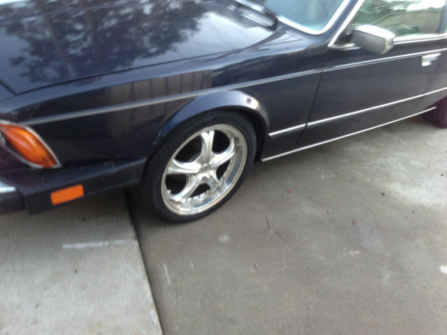 1987 Blue BMW 6-Series Coupe