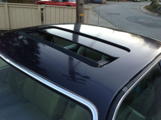 1987 Blue BMW 6-Series Coupe