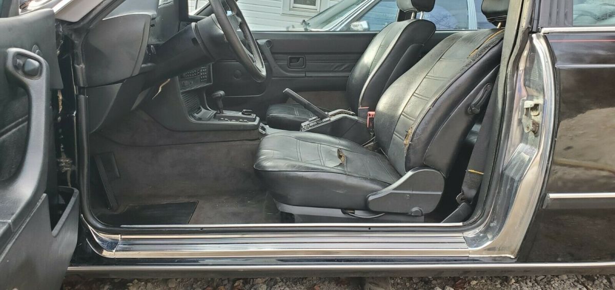 1987 Black BMW 6-Series Coupe