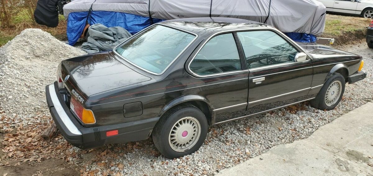 1987 Black BMW 6-Series Coupe