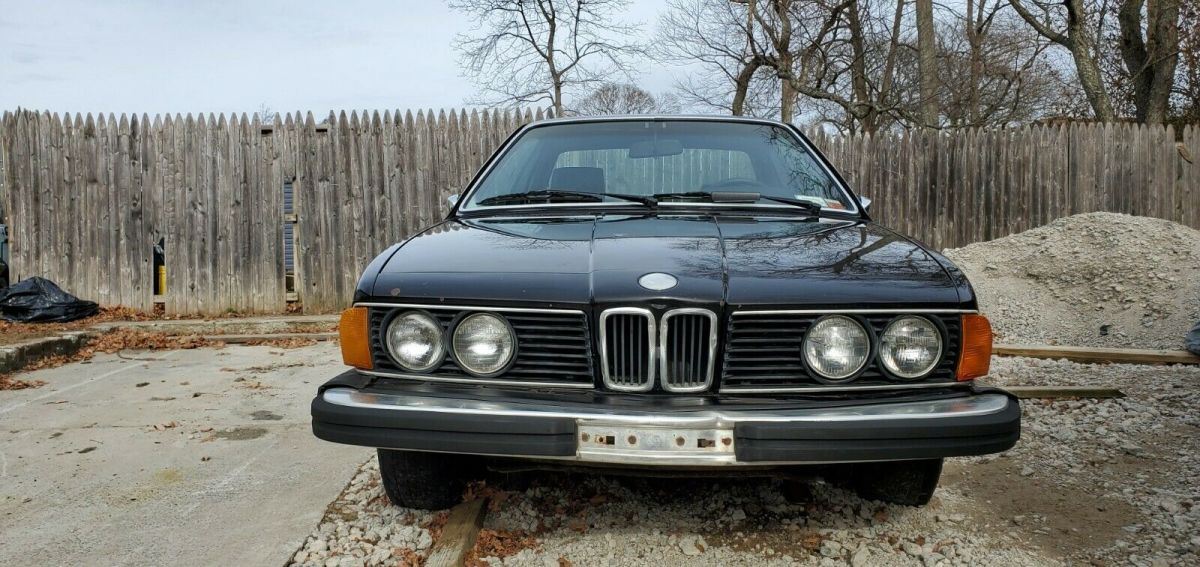 1987 Black BMW 6-Series Coupe
