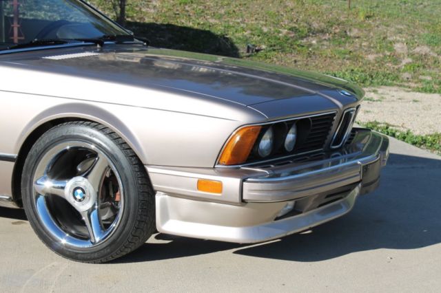 1987 Gold BMW 6-Series Coupe