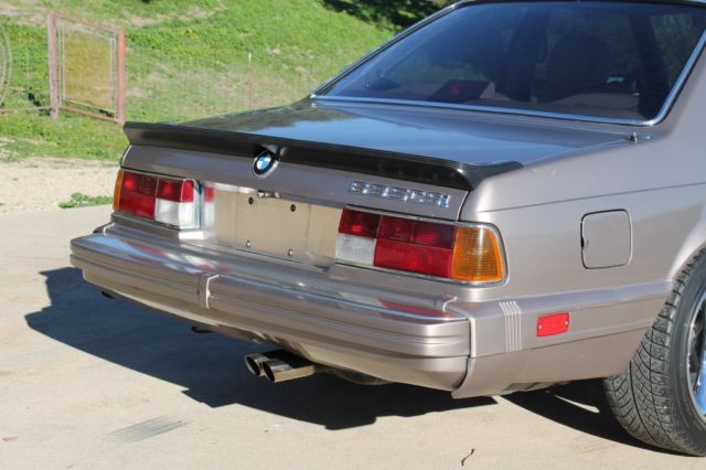 1987 Gold BMW 6-Series Coupe