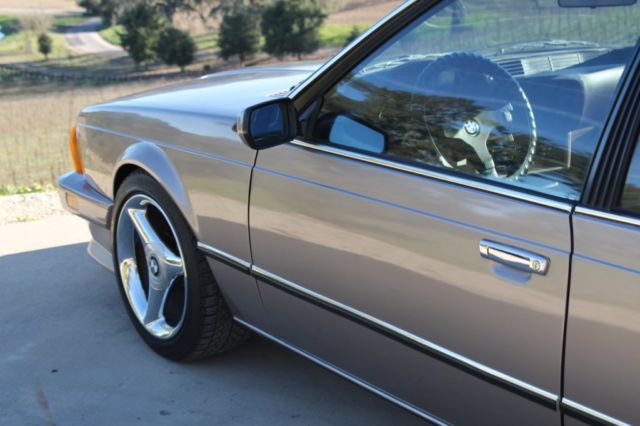 1987 Gold BMW 6-Series Coupe