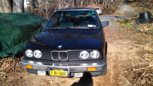 1987 Black BMW 3-Series Coupe