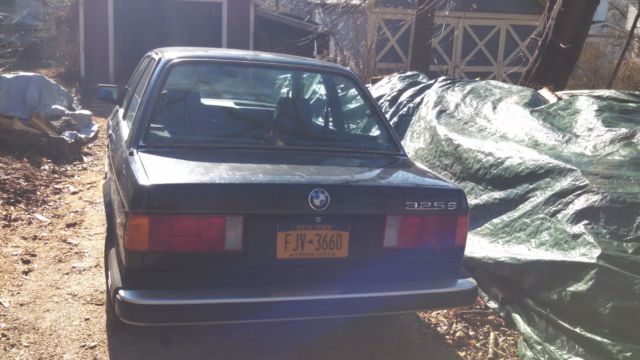 1987 Black BMW 3-Series Coupe