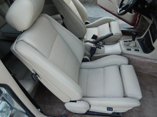 1987 Red BMW M6 Coupe