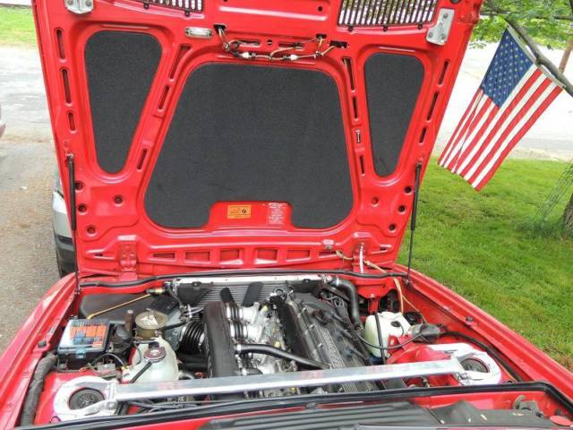 1987 Red BMW M6 Coupe