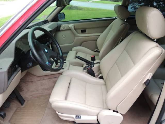1987 Red BMW M6 Coupe