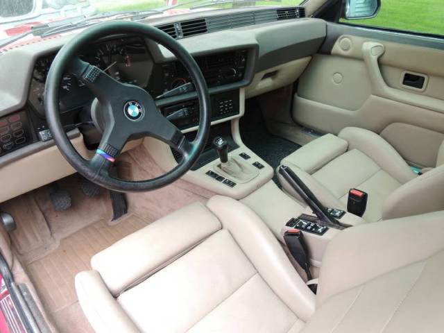 1987 Red BMW M6 Coupe
