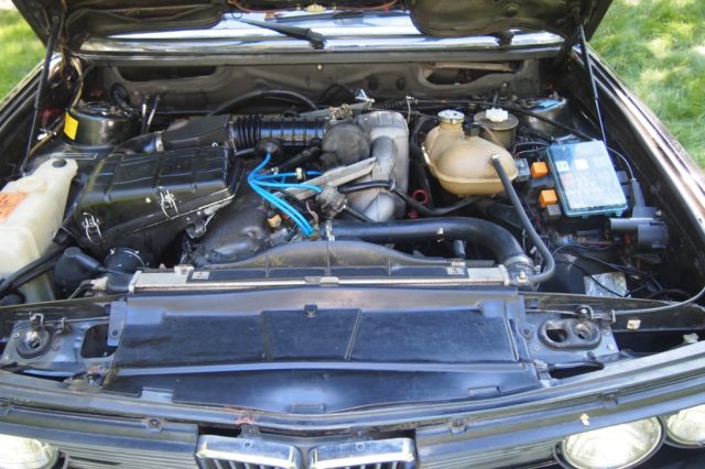 1987 Black BMW 5-Series Sedan