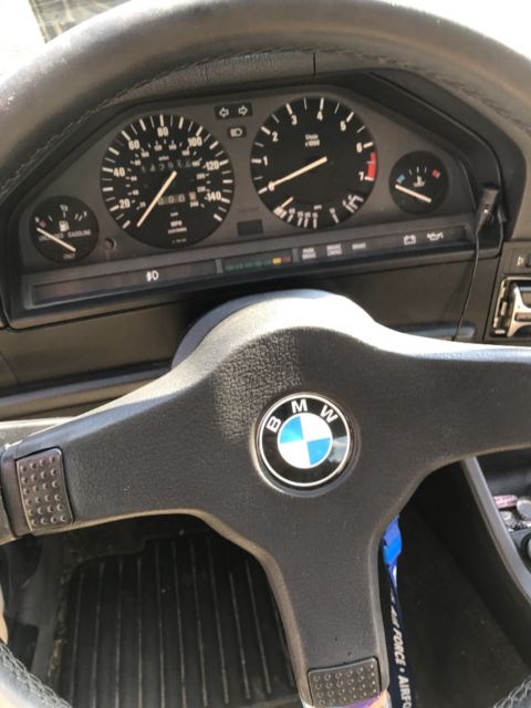 1987 Black BMW 3-Series Coupe