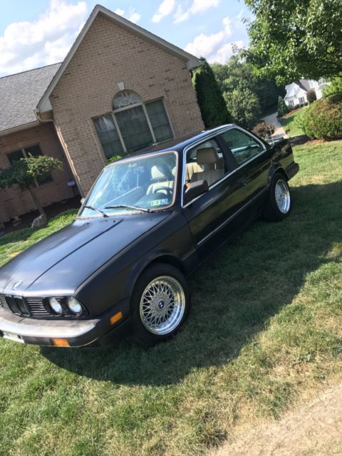 1987 Black BMW 3-Series Coupe