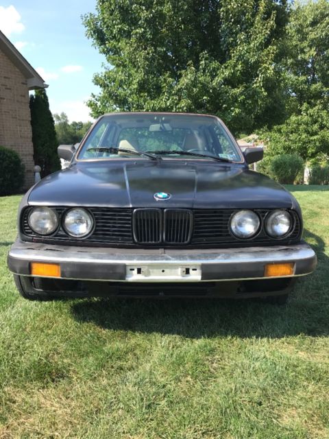 1987 Black BMW 3-Series Coupe
