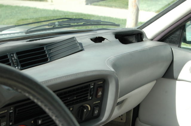 1987 Blue BMW 6-Series Sedan