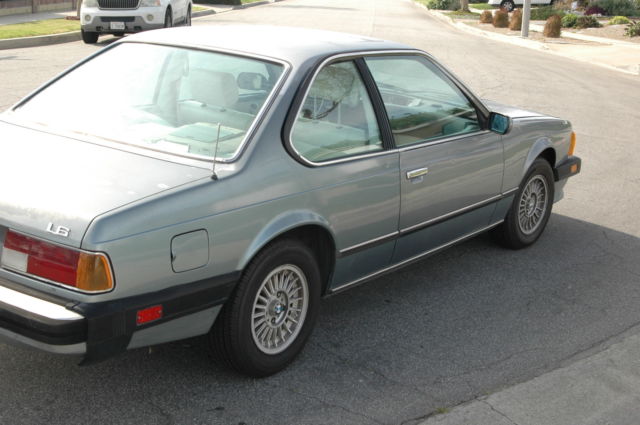 1987 Blue BMW 6-Series Sedan