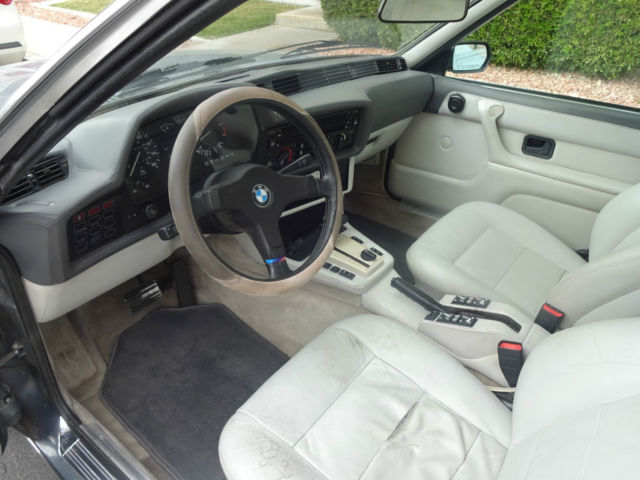 1987 Gray BMW 6-Series Coupe