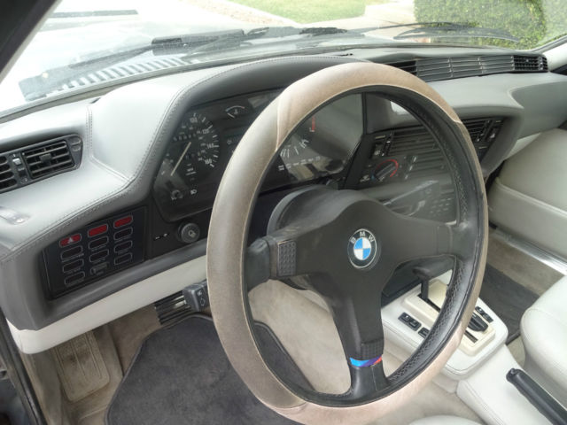 1987 Gray BMW 6-Series Coupe