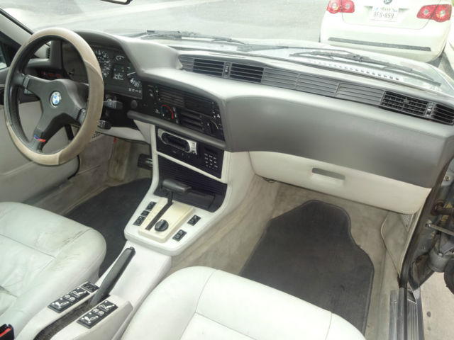 1987 Gray BMW 6-Series Coupe