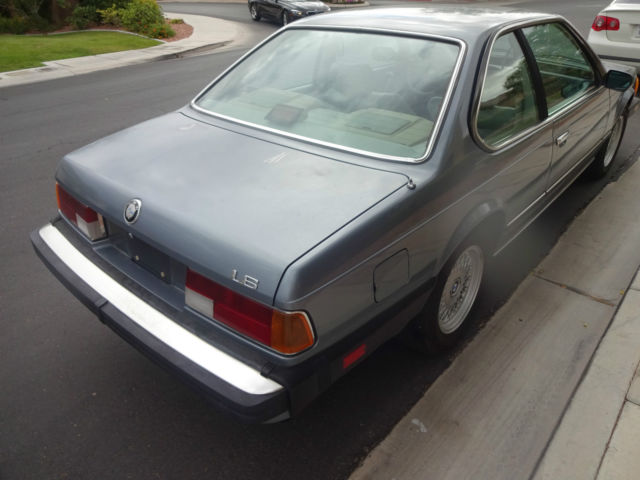 1987 Gray BMW 6-Series Coupe
