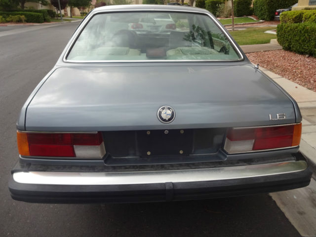 1987 Gray BMW 6-Series Coupe
