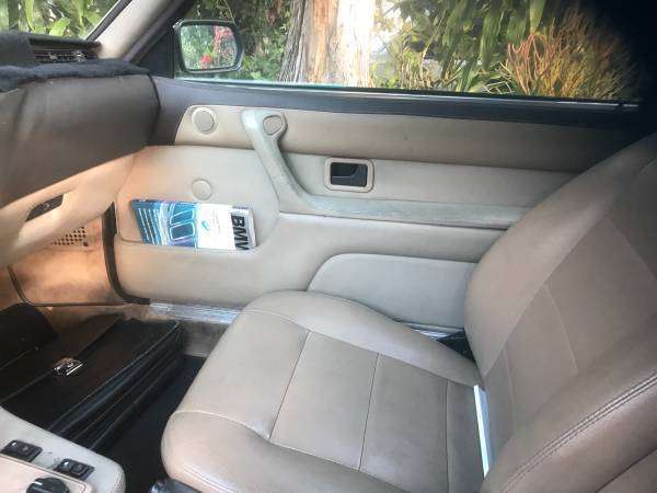 1987 White BMW 6-Series Coupe