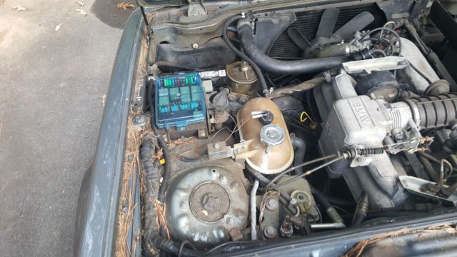 1987 Blue BMW 6-Series Coupe