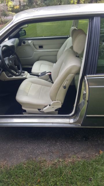 1987 Blue BMW 6-Series Coupe