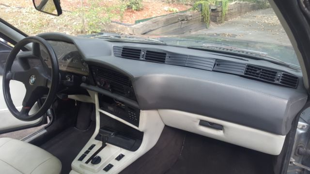 1987 Blue BMW 6-Series Coupe