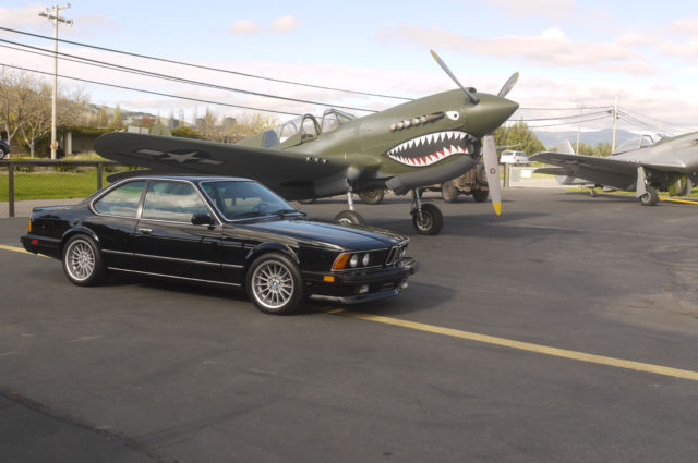 1987 Black BMW M6 Coupe