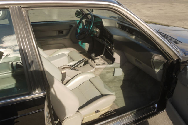 1987 Black BMW M6 Coupe
