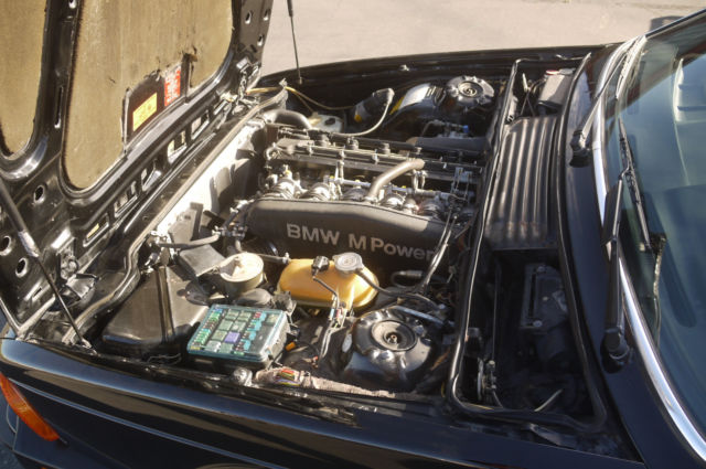 1987 Black BMW M6 Coupe