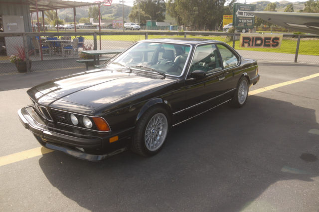 1987 Black BMW M6 Coupe