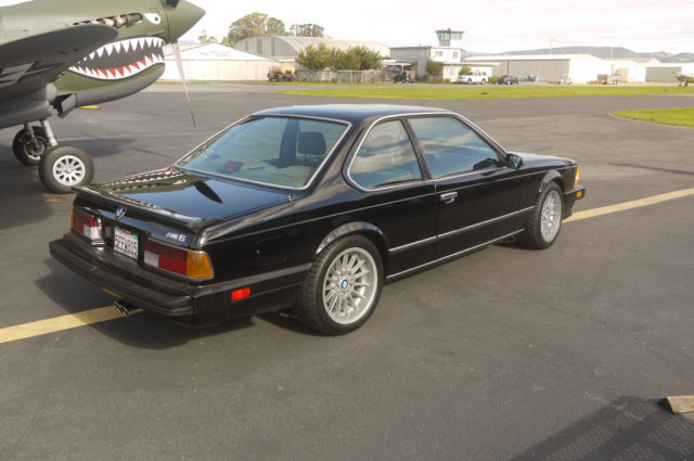 1987 Black BMW M6 Coupe