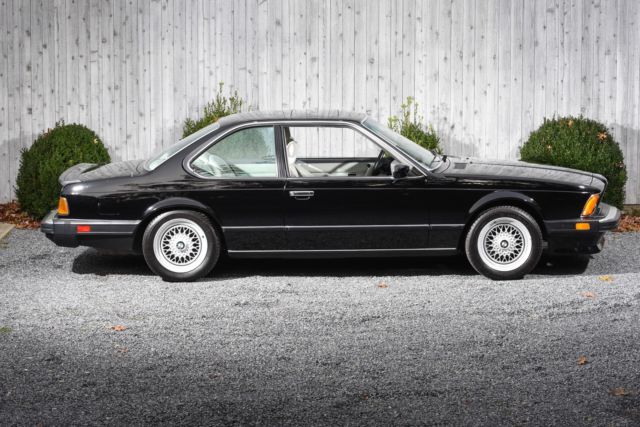 1987 Black BMW M6 Coupe