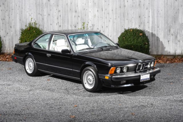 1987 Black BMW M6 Coupe